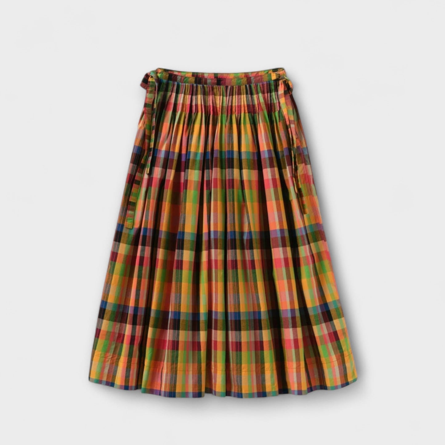 Emilia - Striped Pleated Skirt in Multiple Colors