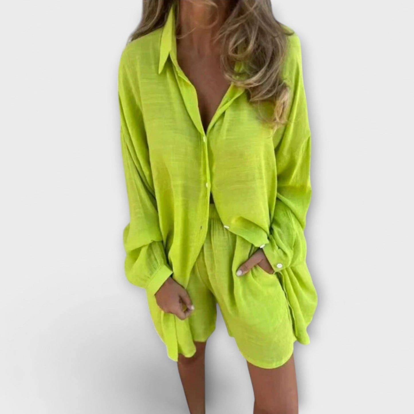 Miravo - Blouse and Shorts Set