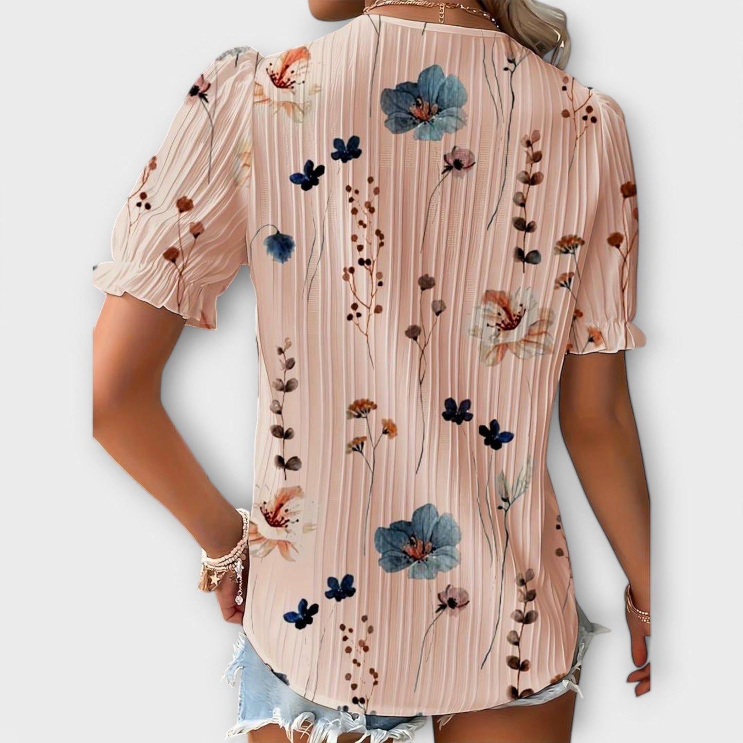 Emily - Stylish V-Neck Blouse