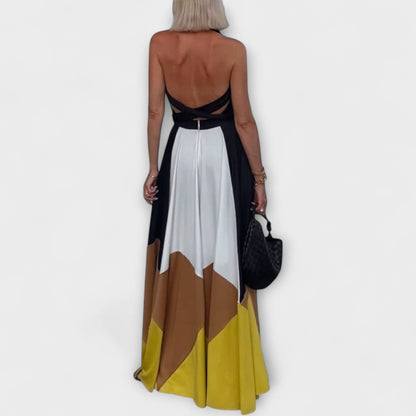 Nava - Open Back Long Dress