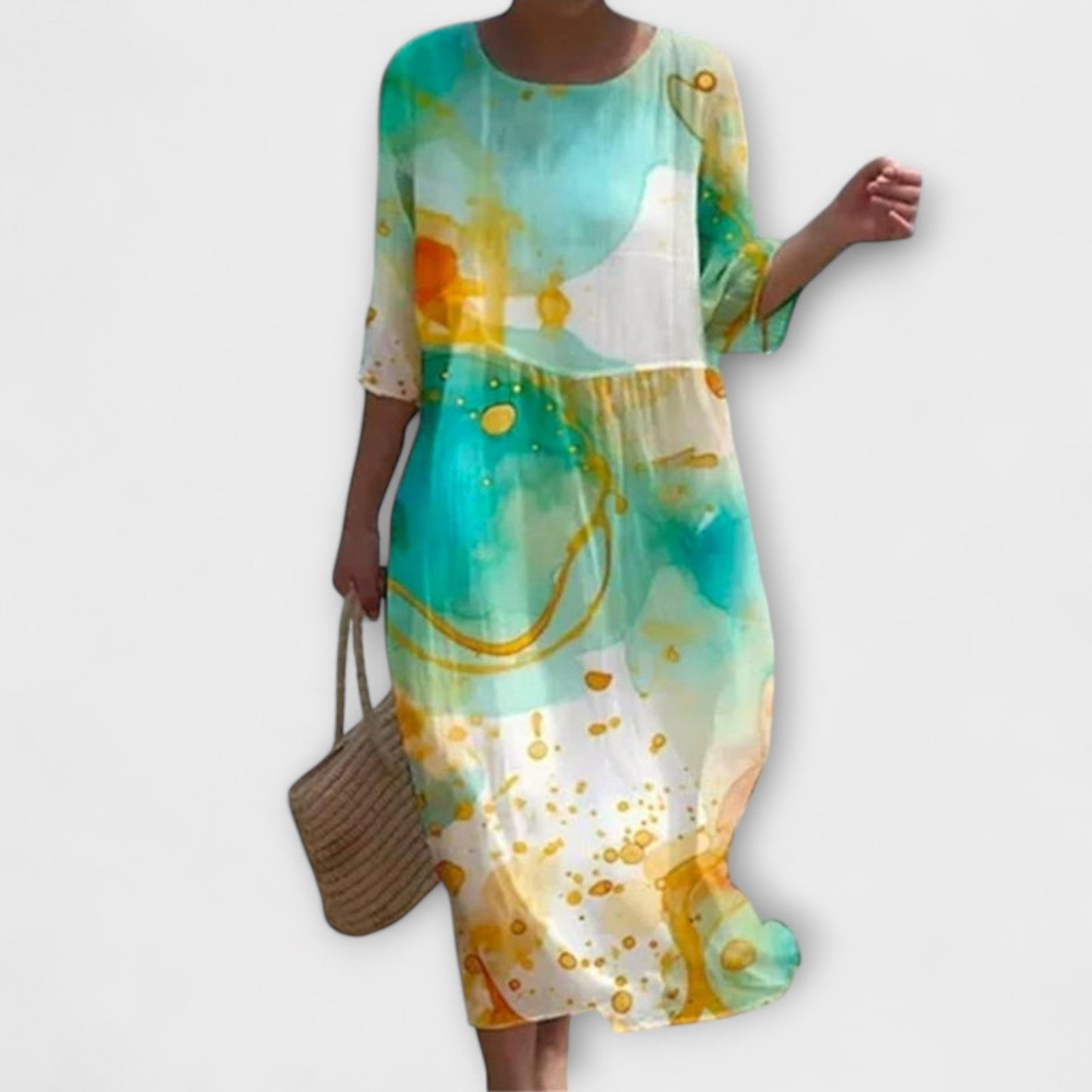 Miranda - Chic Floral Maxi Dress