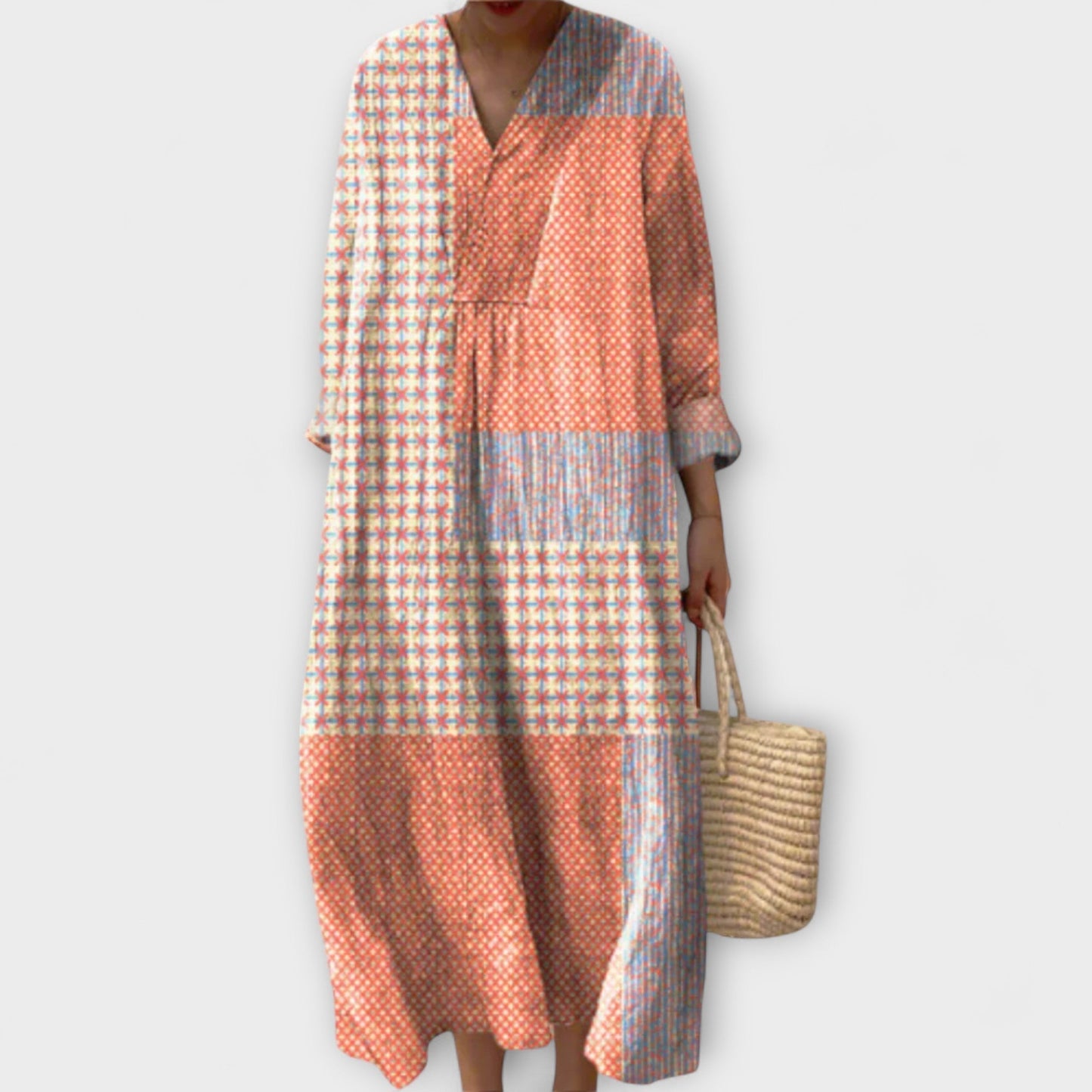 Bethany - Stylish Dress with Geometric Pattern