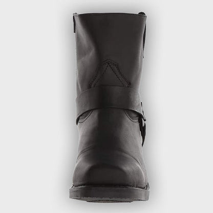 Elise – Women’s Zip-Up Leather Ankle Boots with Sleek Silhouette