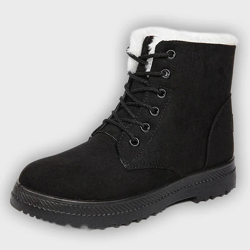 Sanni – Women’s Plush Lined Boots – Low Heel, Cozy & Stylish