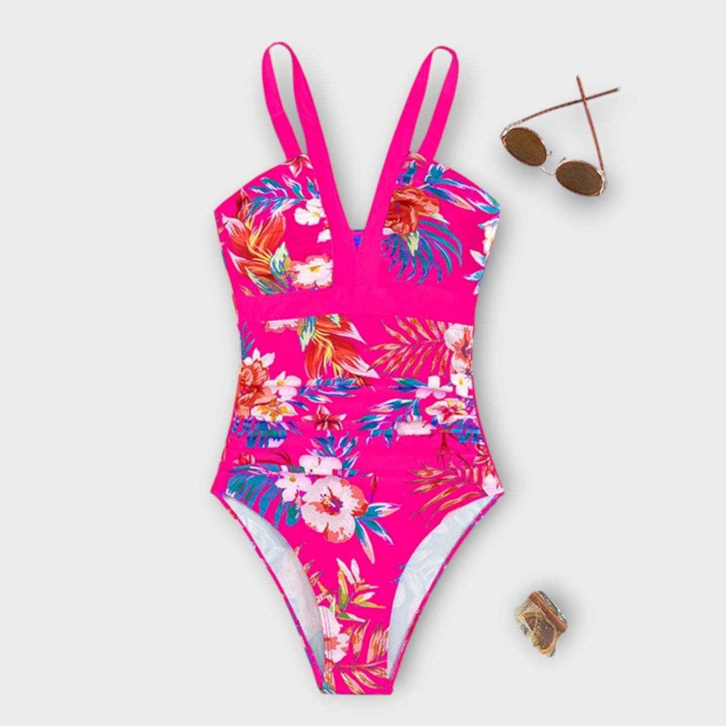 Janet – Elegant Floral Pattern Jumpsuit