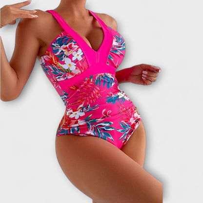 Janet – Elegant Floral Pattern Jumpsuit