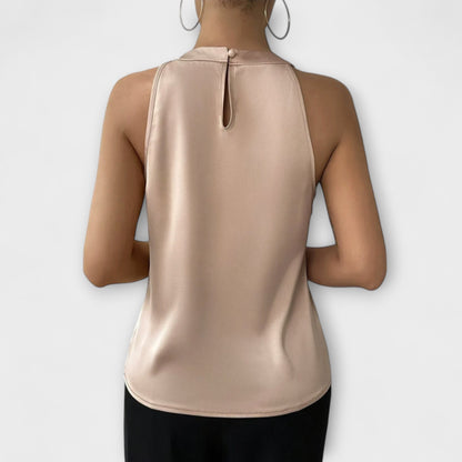 Skye - Stylish Satin Off-Shoulder Blouse
