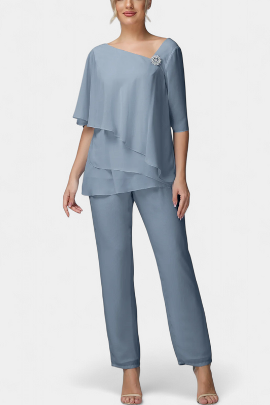 Dinah Two-Piece Set with Effortless Feminine Silhouette